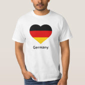 Hart - Duitse vlag T-shirt (Voorkant)