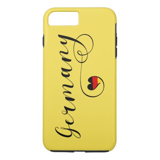 Hart Duitsland Cel Phone Case, Duits Case-Mate iPhone Case (Achterkant)