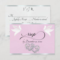 Hart, Duiven & Lint - Roze Parel/Zilver