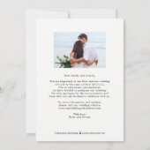 Hart EDITABLE KLOR laden de datumkaart terug Save The Date (Achterkant)