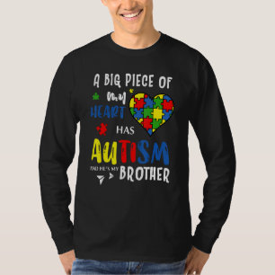 Hart een groot stuk van mijn hartautisme en hij is t-shirt