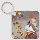 Hart Emoji Sleutelhanger (Voorkant)