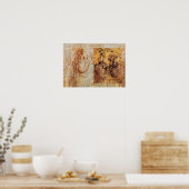 Hart en bloedvaten / Bronchiale Arteria Poster (Keuken)