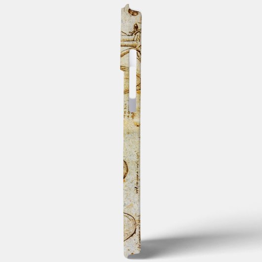 Hart en bloedvaten, perkamentmonogram Case-Mate iPhone case (Achterkant / Links)