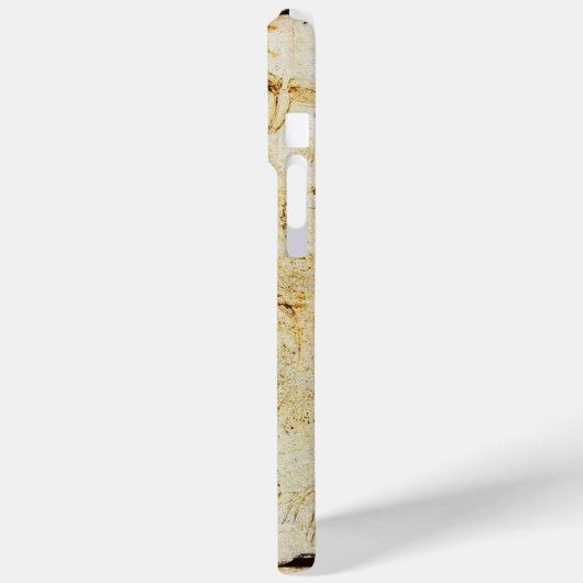 Hart en bloedvaten, perkamentmonogram Case-Mate iPhone case (Achterkant / Links)