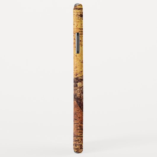 Hart en bloedvaten, perkamentmonogram Case-Mate iPhone case (Achterkant/rechts)