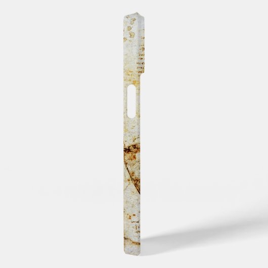 Hart en bloedvaten, perkamentmonogram Case-Mate iPhone case (Achterkant / Rechts)