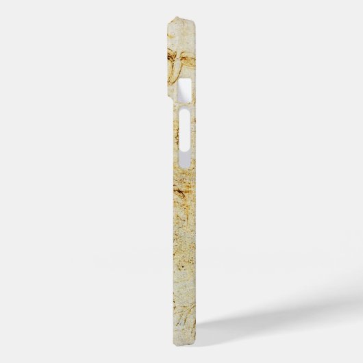 Hart en bloedvaten, perkamentmonogram Case-Mate iPhone case (Achterkant / Links)