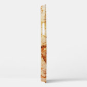 Hart en bloedvaten, perkamentmonogram Case-Mate iPhone case (Achterkant / Rechts)