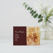 Hart en bloedvaten, radioloog monogram visitekaartje (Staand voorkant)