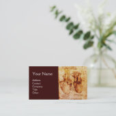 Hart en bloedvaten, radioloog monogram visitekaartje (Staand voorkant)