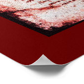 Hart en bloedvaten, rood canvas poster (Hoek)