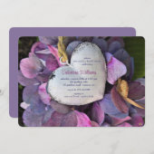 Hart en bloemen kaart (Voorkant / Achterkant)