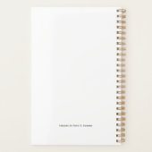 Hart en Bloemen Maandelijkse Planner (Achterkant)