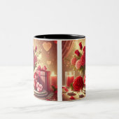 Hart en Bloemen Mok (Center)