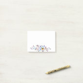 Hart en botervliegen post-it® notes (Op bureau)