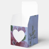 Hart en Bourgondië Huwelijksgunsten Bedankdoosjes (Geopend)