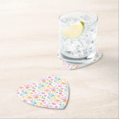 Hart- en Cupcakes heerlijk Waterverf patroon Kartonnen Onderzetters (Insitu)