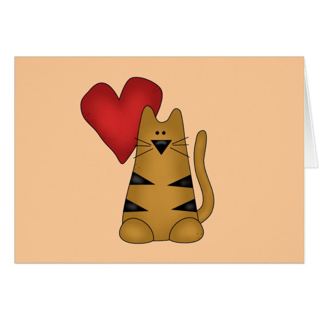 Hart en de de Gestreepte T-shirts en Giften van de (Voorkant Horizontaal)