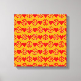 Hart en geest canvas afdruk