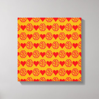 Hart en geest canvas afdruk