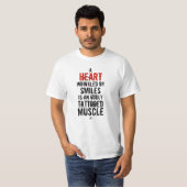 Hart en glimlacht v2 t-shirt (Voorkant volledig)