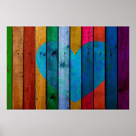 Hart- en hardehandplanken poster (Voorkant)