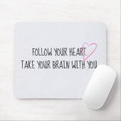 Hart en hartgrondig advies muismat (Met muis)