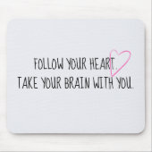 Hart en hartgrondig advies muismat (Voorkant)