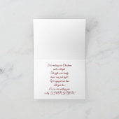 Hart en Holly bedankje Bedankkaart (Binnen)