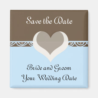 Hart en kant Opslaan Datum Magneet