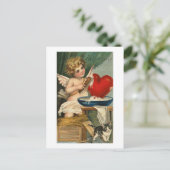 Hart- en kattenwrijving briefkaart (Staand voorkant)