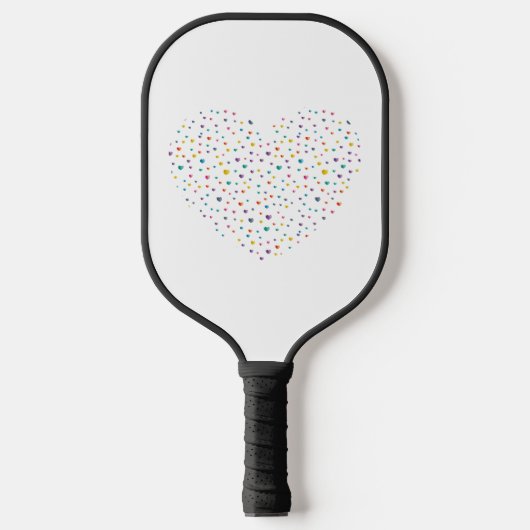 Hart en kleine harten - Pickleball-liefhebber Pickleball Paddle (Voorkant)