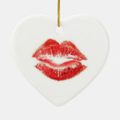 Hart en kus Ornament (Achterkant)