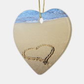 Hart en kus Ornament (Links)