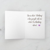 Hart en liefde feestdagen kaart (Binnen)