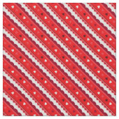 Hart- en patroonstructuur/rood stof (Close Up)