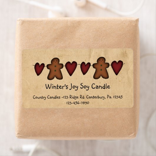 Hart en peperkoek label (Insitu)