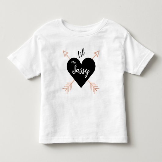 Hart en pijlen kinder shirts (Voorkant)