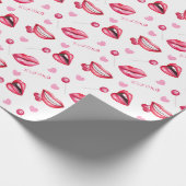Hart- en plukpapier cadeaupapier (Hoek)