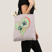 Hart en poten tote bag (Dichtbij)
