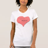 Hart en quote T-Shirt (Voorkant)