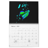 Hart en Regenboog Fantasy Art Kalender (Feb 2027)