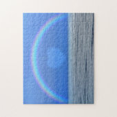 Hart en Regenboog over de Oceaan Puzzel (Verticaal)