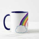 Hart en regenboog van 80 - mok (Links)