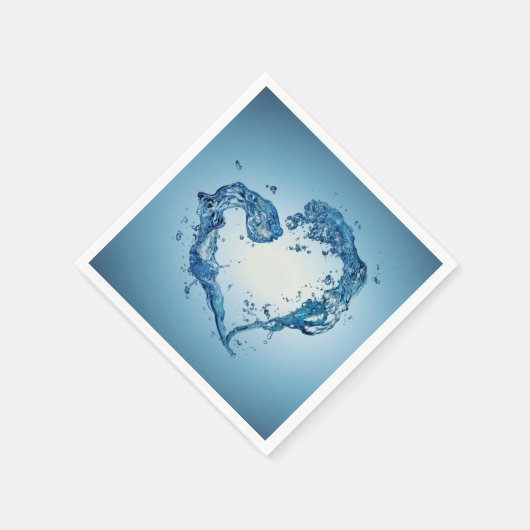 Hart- en rivierriemen servetten (Hoek)