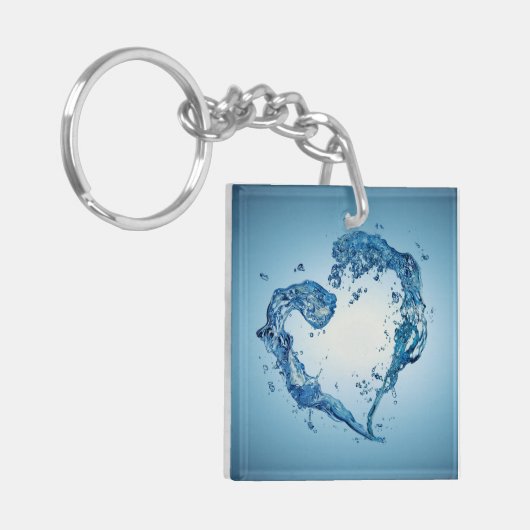 Hart- en rivierriemen sleutelhanger (Voorkant Links)