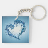 Hart- en rivierriemen sleutelhanger (Achterkant)