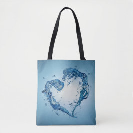 Hart- en rivierriemen tote bag