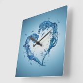 Hart- en rivierriemen vierkante klok (Hoek)